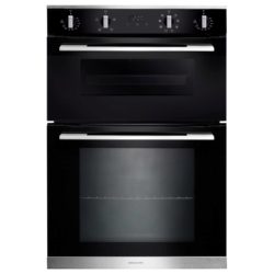 Rangemaster RMB9048BL/SS 11220 90cm Built In 4/8 Function Double Oven in Black and Stainless Steel